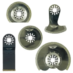 5 x Multi Tool Blades for Fein Multimaster Bosch Makita Diamond Grout Removal - Picture 1 of 2