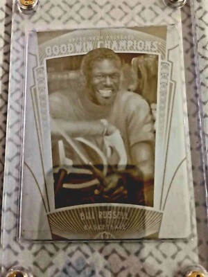Bill Russell Goodwin Champions 1/1 Yellow Printing Plate ONE-OF-ONE NBA 💯💥🔥🔥 - Image 1 of 2