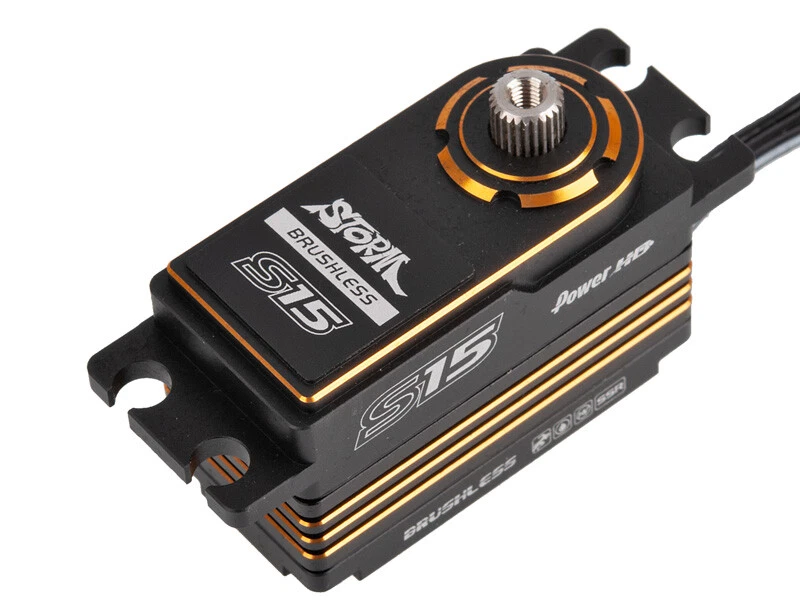 Power HD Brushless Premium Digital Servo S15 Black Golden 7.4V 15kg 0.060sec - Bild 1 von 4