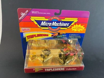 Micro Machines, Triplesiders Collection, Galoob, SEALED - Immagine 1 di 4