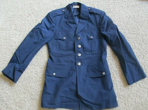 Cappotto elegante uomo uniforme blu U.S. Air Force modello tropicale - taglia 35S - Foto 1 di 6