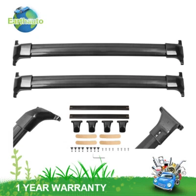 Set(2) Aluminum Alloy Top Cargo Roof Rack Cross Bars For GMC Acadia 2017-2019 Foto 1 de 4