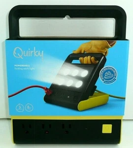 Powershell Folding Work Light - Quirky High Powered LEDs 3 Outlets 8 ft. Cord - Picture 1 of 3