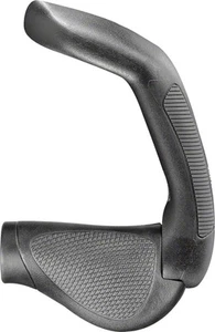 Ergon GP5 GripShift Lock-On Grips with Ergo Hand Platform: Black Gray SM - Picture 1 of 1