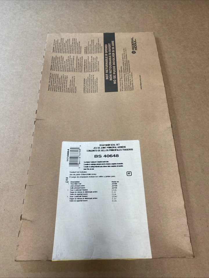 ¡Kit de sellado del cigüeñal del motor Fel-Pro BS 40648! F+S! Foto 1 de 3