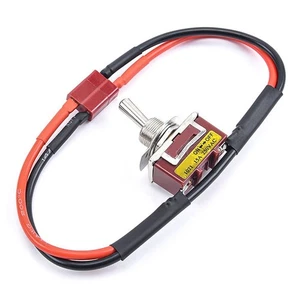 Heavy Duty XT90 Power Switch for RC Aircraft and Boats T Type Toggle Design - Photo 1/15