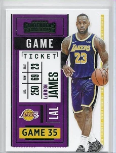 2021 Panini Contenders Lebron James Green Foil Parallel #81 LA Lakers - Picture 1 of 2