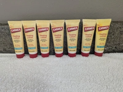 Loción curativa Carmex 1 oz aloe y vitamina E no grasa tamaño de viaje DESCONTINUADO  Foto 1 de 4