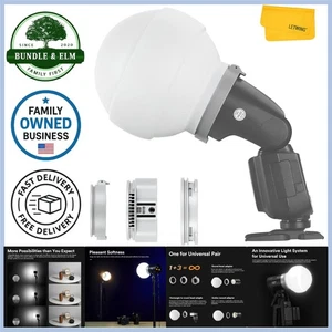 Diffusion Dome Flash Light Modifier with Adapters for V1 Pro AD100 Pro - Picture 1 of 9