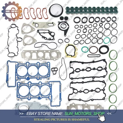 Juego de juntas de cubierta de válvula de culata de motor para AUDI S5 S4 Q7 3.0 TFSI Foto 1 de 4