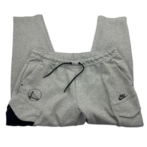 Nike Sweatpants Mens XL Tech Fleece Pants Parachute Pocket Golden State Warriors - Picture 1 of 10