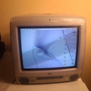 Apple iMac Model M5521 Graphite Power PC All-In-One Vintage 1999 Tested, Works! - Afbeelding 1 van 11