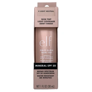 e.l.f. Halo Glow Skin Tint FPS 50, hidratante tintado para 4 luces neutras 84507 - Imagen 1 de 3