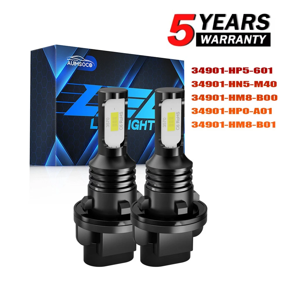 2x 34901-HN5-M40 luzes de lâmpada de LED para 2007 Honda Recon 250 TRX250TM 2x4 - Imagem 1 de 4