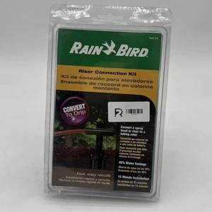 Rain Bird Rckit-1Ps Riser Connection Kit Converts To Drip Black Plastic - Foto 1 di 4