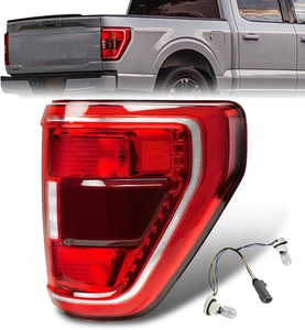 Tail Light Compatible with 2021 2022 2023 Ford F-150 XL/STX/XLT Taillight Assemb - Imagen 1 de 12