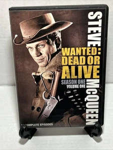 Wanted Dead Or Alive-Season 1 Volume 1 (DVD, 2 Discs) Steve McQueen - Picture 1 of 2