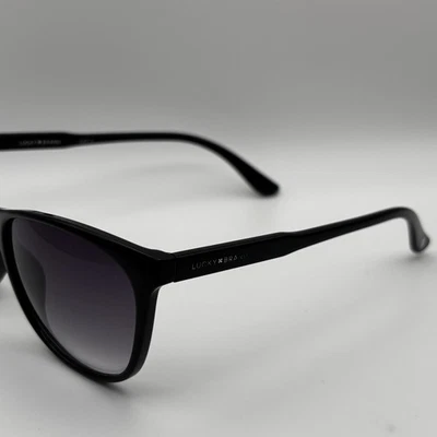 Lucky Brand Los Feliz Sunglasses Black Cat Eye 58-16-140 Gradient Lenses - Image 1 of 4