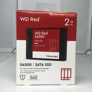 Western Digital Red SA500 2TB 2.5" SATA III SSD (WDS200T2R0A) - Picture 1 of 7