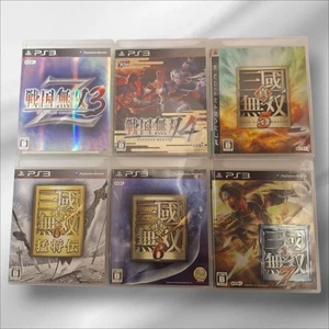 PS3 Dynasty Warriors Sengoku Musou 6 Game Set KOEI TECMO Tested Bundle - Picture 1 of 11