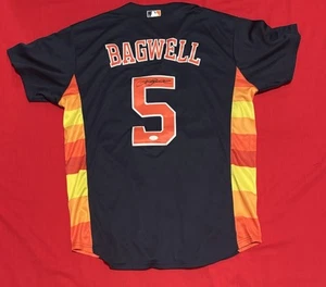 Jeff Bagwell Houston Astros MLB Baseball Autographed Signed Jersey JSA - Picture 1 of 4