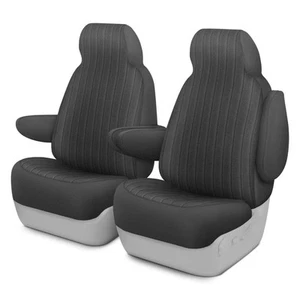 For Ram 3500 11-13 Dorchester Velour 1st Row Charcoal Custom Seat Covers - Picture 1 of 1