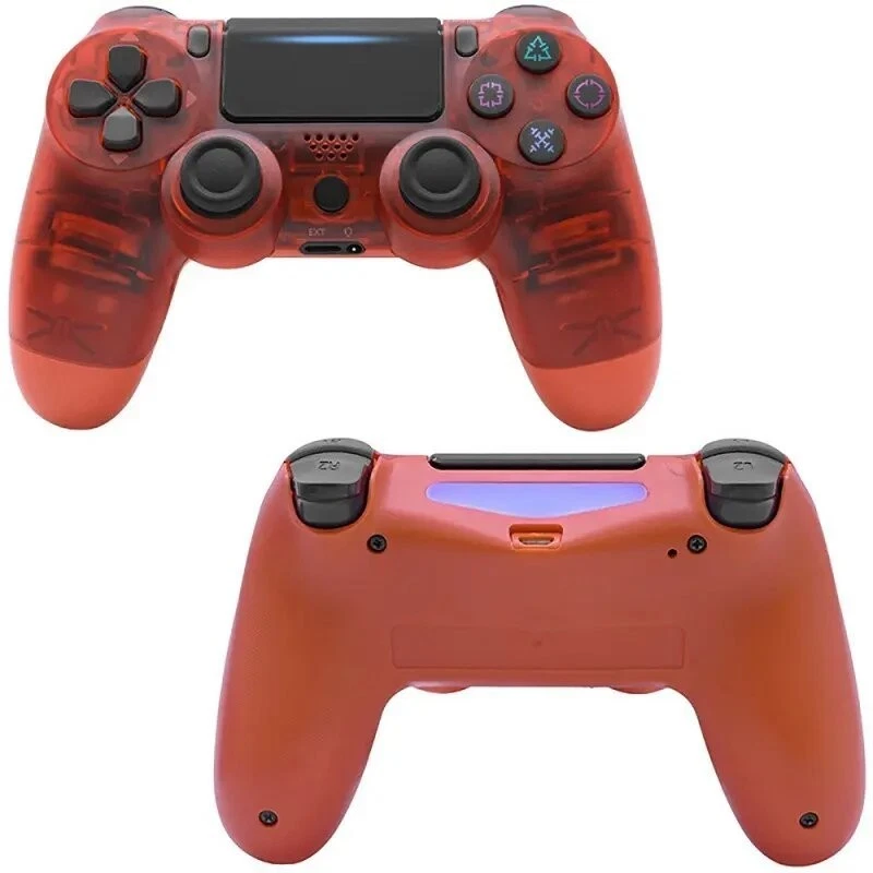 Wireless Controller for Sony PlayStation 4 – Custom Red Rock Lightning Gamepad - Image 1 of 4