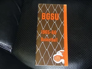 1965 1966 BOWLING GREEN STATE COLLEGE BASKETBALL MEDIA GUIDE EX - Picture 1 of 1