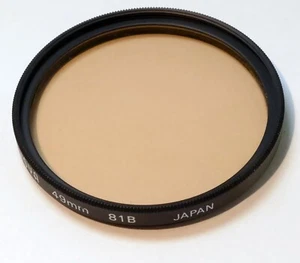 Hoya 81B 49mm Lens Filter Made in Japan - Picture 1 of 9