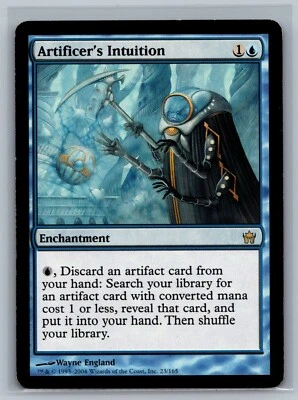 Magic The Gathering Fifth Dawn Artificer's Intuition #23/165 MTG TCG CCG - Image 1 of 2