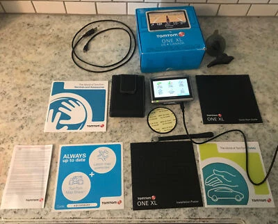 TomTom ONE XL Portable Car 4.3" LCD GPS System US/Canada MAPS navigator 4S00.000 - Image 1 of 4