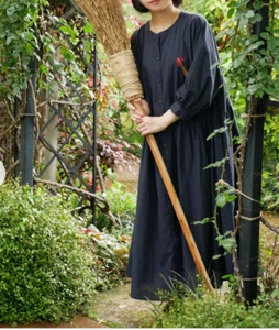 Studio Ghibli Kiki's Delivery Service Kiki's Dress Navy blue One size Cosplay JP - Picture 1 of 6