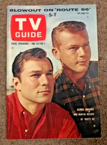 TV Guide 26 de enero 1963 Blowout en "Ruta 66" S-T #127 - Imagen 1 de 5