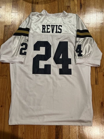 New York Jets Darrelle Revis Authentic Titans Reebok White On Field Jersey Sz 52 Cover