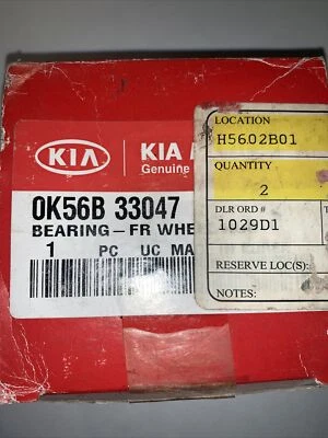 Cojinete de rueda Kia (52720-1F000) Foto 1 de 3