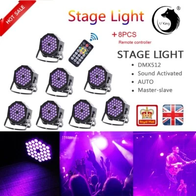 36W UV Black 36 LEDs Par Light Stage Lighting KTV DJ Bar with Remote Controller - Image 1 of 4