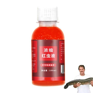 NEW 100ml Strong Fish Attractant Concentrated Red Worm Liquid Fish Bait Additive - Picture 1 of 6