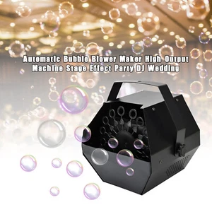 Automatic Bubble Blower Maker High Output Machine Stage Effect Party Wedding - Picture 1 of 13