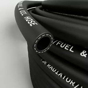 More details for fuel hose rubber reinforced - e10 unleaded petrol diesel oil 5mm 6mm 8mm 10mm id