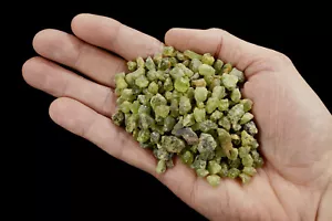 PERIDOT Rough Crystals 1/8" 6 Ounce Bag - Natural Rocks and Minerals Specimen - Picture 1 of 2