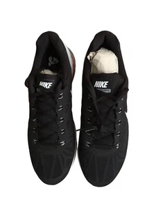 NEW Women's Nike Lunarglide 6 Black White PR Platinum-CL GRY 654434-001 Size 12 - Picture 1 of 7