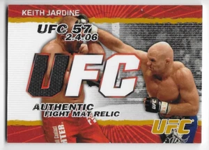 2009 TOPPS UFC AUTHENTIC FIGHT MAT RELIC GOLD #FMKJ Keith Jardine #64/199 - Picture 1 of 1