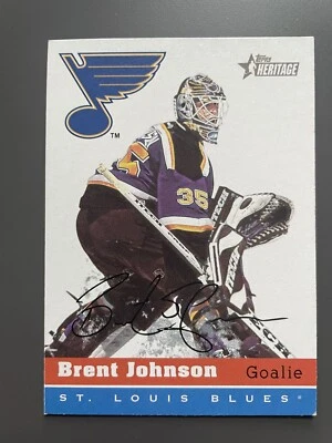 2000-01 Topps Heritage Brent Johnson #58 - Image 1 of 2