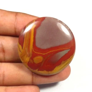 Natural Noreena Jasper Gems 35mm Handmade Round Smooth Noreena Cabs 65Cts NA-104 - Picture 1 of 11