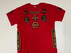 Wrestling mens Shirt Medium red Blast Double Bring it - Picture 1 of 10