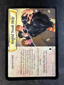 Harry Potter TCG 9/80 Hagrid Needs HeLPQuidditch Cup Adventure Rare NM - Picture 1 of 2