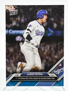 Shohei Ohtani 2024 Topps NOW #763 Reaches 400 Total bases Blue /49 - Picture 1 of 2