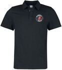 Amplified Men's The Rolling Stones Washed Slub Polo Shirt Rock Band