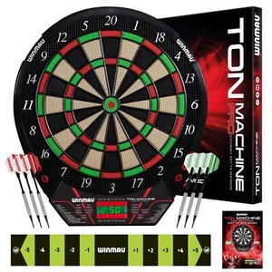 Winmau Ton Machine Tablero de dardos electrónico - Tablero de dardos de punta suave para adultos Dardos... - Imagen 1 de 6