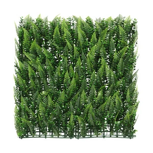 20"x20" Artificial Faux #10 3D Mixed Panel Leaf Privacy Fence Screen Decor Hedge - Picture 1 of 8